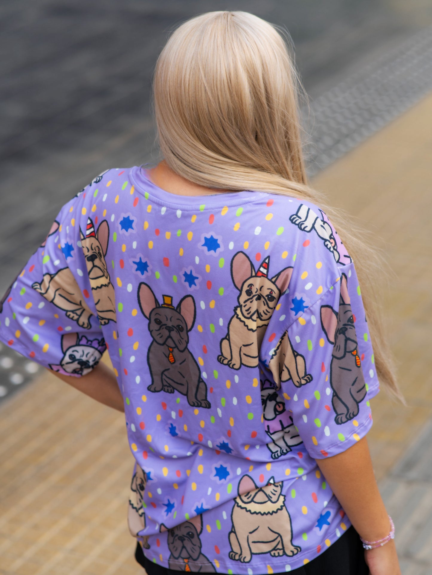 Polera oversize frenchies