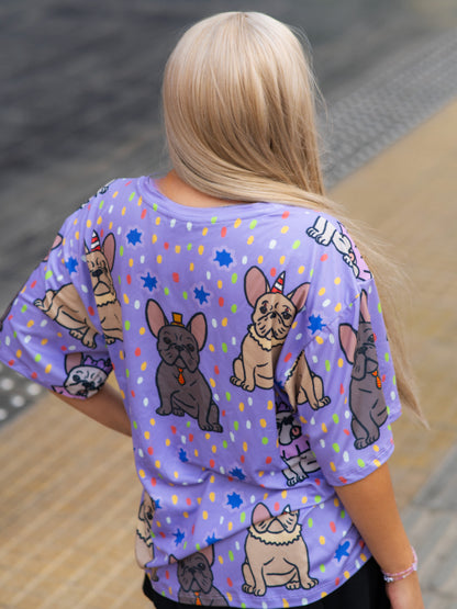 Polera oversize frenchies