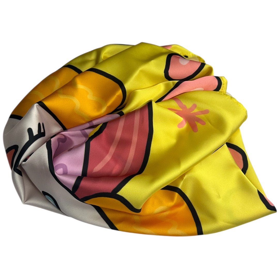 Pañuelo payaso triste 70x70