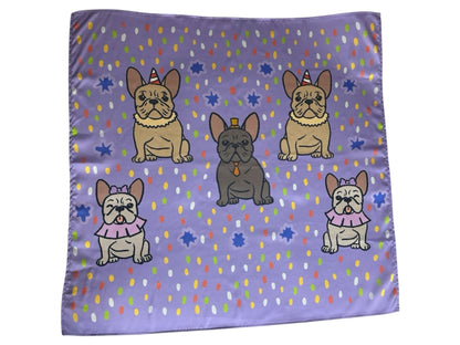 Pañuelo frenchies 70x70