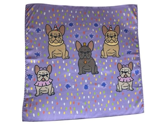 Pañuelo frenchies 70x70